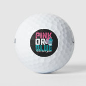 Roze of blauw, we houden van je geslacht golfballen (Voorkant)