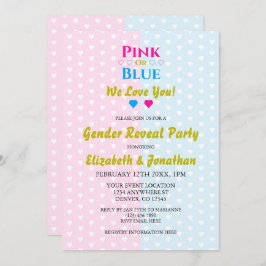 Roze of blauw, we houden van je! Geslacht Kaart