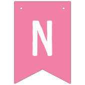 Roze of blauw We houden van je geslacht om je hart Vlaggetjes (Derde vlag)