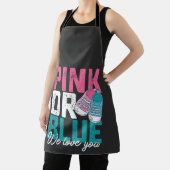 Roze of blauw, we houden van je geslacht schort (Insitu)