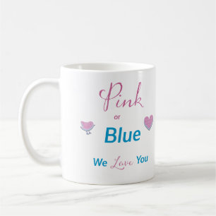 Roze of Blauw We houden van je Koffiemok
