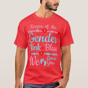 roze of blauw we houden van je seksehouder t-shirt