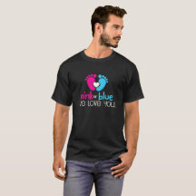roze of blauw we houden van je shirt