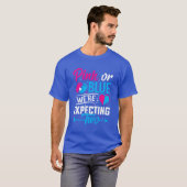 Roze of blauw, we verwachten er twee (3) t-shirt (Voorkant volledig)