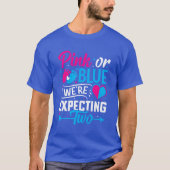 Roze of blauw, we verwachten er twee (3) t-shirt (Voorkant)