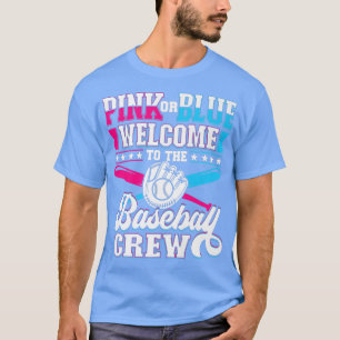Roze of Blauw Welkom bij de Baseball Crex Gender R T-shirt