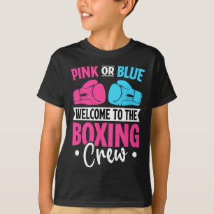 Roze of blauw Welkom bij de boksploeg Pasgeboren B T-shirt