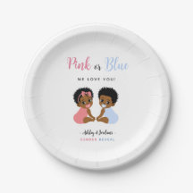 Roze of Blauwe Afro-Amerikaanse Baby Geslacht Reve