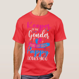 Roze of blauwe appel houdt van je seksespecifieke  t-shirt