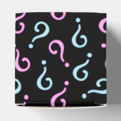 Roze of blauwe Baby onthulling Bedankdoosjes (Bovenkant)