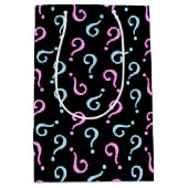 Roze of blauwe Baby onthulling Medium Cadeauzakje (Voorkant)