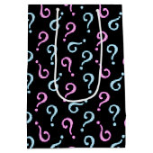 Roze of blauwe Baby onthulling Medium Cadeauzakje (Achterkant)