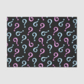 Roze of blauwe Baby onthulling Tissuepapier (Voorkant)