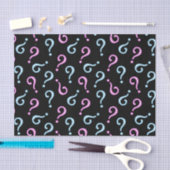 Roze of blauwe Baby onthulling Tissuepapier (Craft)