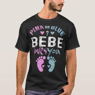Roze of Blauwe Bebe houdt van je oma voor opa T-shirt