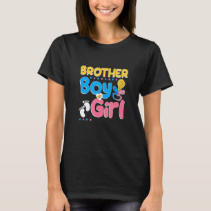 Roze of blauwe broeder houdt van je beste broer oo t-shirt