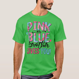 Roze of blauwe broer houdt van je kleuren-Baby T-shirt