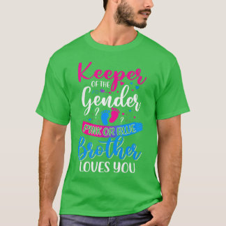 Roze of blauwe broer houdt van je seksespecifieke  t-shirt