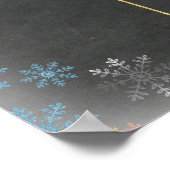 Roze of blauwe feestdag Genderkwesties openbaar st Poster (Hoek)