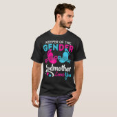 Roze of blauwe godmoeder houdt van je sekse en ont t-shirt (Voorkant volledig)