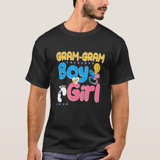 Roze of blauwe gram houdt van je beste oma ooit t-shirt (Voorkant)