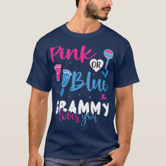 Roze of Blauwe Grammy houdt van je Baby onthullen  T-shirt