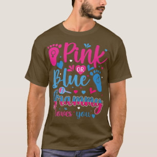 Roze of Blauwe Grammy houdt van je Baby onthullen  T-shirt