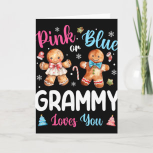 Roze of Blauwe Grammy Loves You Geslacht Reveal Ke Kaart