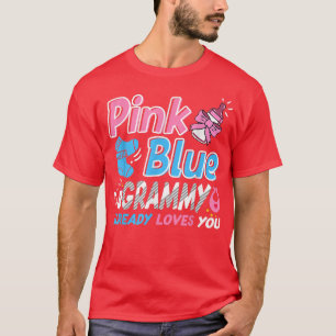 Roze of blauwe grijns houden van je Baby T-shirt