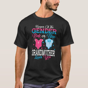 Roze of blauwe grootmoeder-liefhebber t-shirt