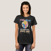 Roze of blauwe grootvader houdt van je beste gran t-shirt (Voorkant volledig)