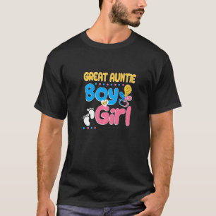 Roze of Blauwe Grote tante houdt van je beste tant T-shirt