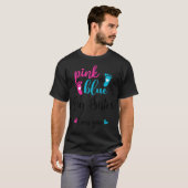 Roze of blauwe, grote zuster houdt van je gender o t-shirt (Voorkant volledig)