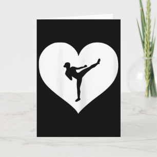 Roze of blauwe kickboks shirt cadeau vrouwen tiene kaart