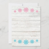 Roze of Blauwe Lelijke Sweater Kerstmis Geslacht o Kaart (Achterkant)