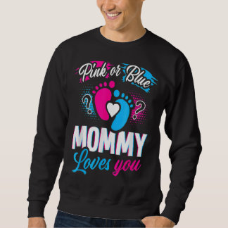 Roze of blauwe mama houdt van je Baby Trui