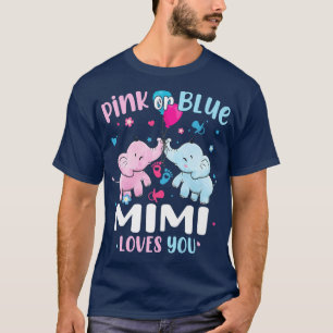 Roze of Blauwe Mimi houdt van je sekse die openhar T-shirt