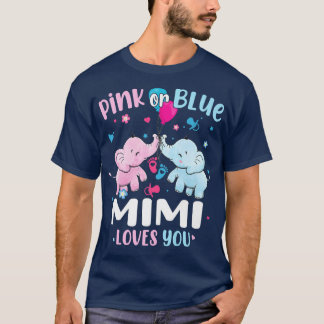 Roze of Blauwe Mimi houdt van je sekse die openhar T-shirt