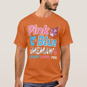Roze of blauwe muis houdt van je Baby T-shirt
