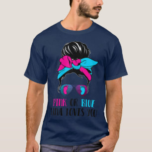 Roze Of Blauwe Nana Loves You Schattige Geslacht R T-shirt