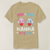 Roze of Blauwe Nanna houdt van je sekse en onthult T-shirt (Design voorkant)