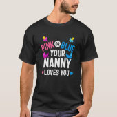 Roze of blauwe nanny houdt van je sekse en onthult t-shirt (Voorkant)