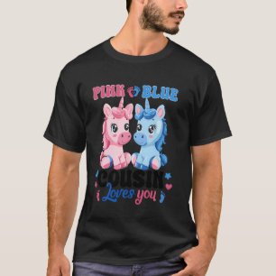 Roze Of Blauwe Neef Of Neeft Houdt Van Jou Eenhoor T-shirt