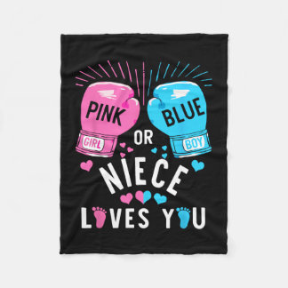 Roze of blauwe nicht houdt van je boksen geslacht  fleece deken