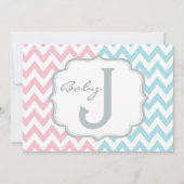 Roze of blauwe olifanten en vron gender onthullen kaart (Voorkant)