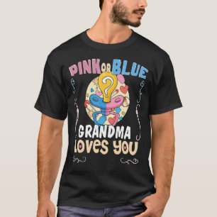 Roze of blauwe oma houdt van je beste oma ooit Gr T-shirt