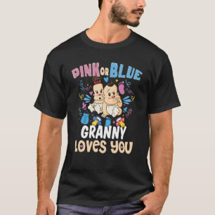 Roze of blauwe oma houdt van je beste oma ooit Gr T-shirt