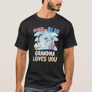Roze of blauwe oma houdt van je beste oma ooit Gr T-shirt