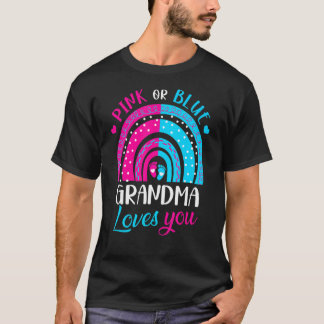 Roze of Blauwe oma houdt van je regenboogseksreve T-shirt