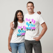 Roze of blauwe oma houdt van je seksistische parti t-shirt (Unisex)